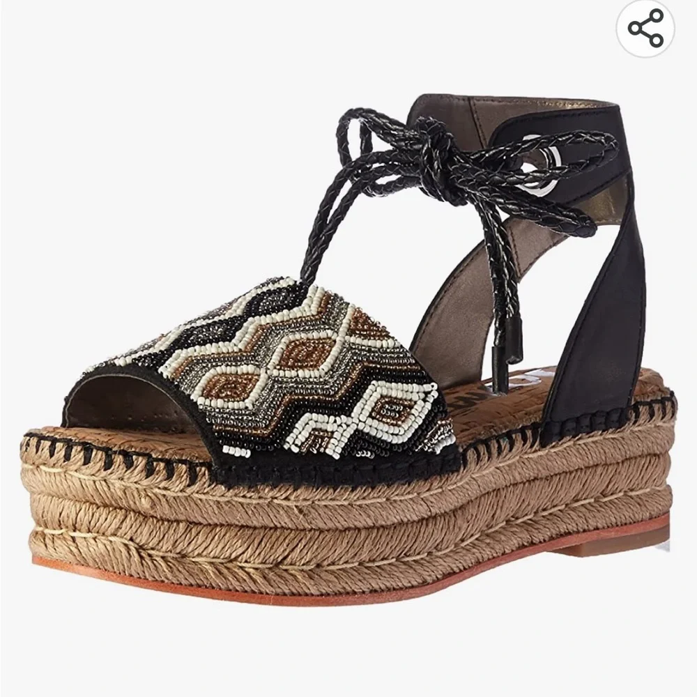 Sam Edelman Women's Neera Espadrille Wedge Sandal Size 9